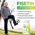 Fisetin 1200mg Liposomal Fisetin Supplements, 60 Capsules - 98% Pure Fisetin Polyphenols for Immunity Health