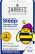 Zarbee's Kids Chewable Melatonin 1mg, Drug-Free Sleep Supplement, Natural Grape Flavor, 50 Count for Ages 3+