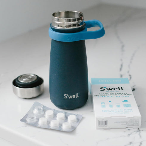S'well Accessory Fast-Acting Effervescent Cleaning Tablets, 16 Tablets for Stainless Steel