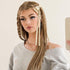 VOBOBE 2PCS Hair Bows for Women and Girls, Gold Tassel Ribbon Bowknot Hair Clips Barrettes
