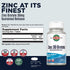 KAL Zinc Orotate 30mg, Sustained Release, Chelated Zinc Tablets, Immune Support Supplement, Protein Synthesis, Metabolism, Energy Support, Vegan, Gluten Free, 60-Day Guarantee, 90 Servings, 90 Tablets
