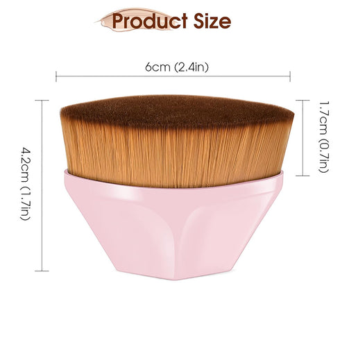 Magic Makeup Brush Set - Portable Professional Foundation Brush, Face Blush Brushes, Large Soft Base Beauty Tool