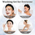 Women Spa Headband for Washing Face, Puffy Sponge Headbands for Skincare and Makeup Removal, Black