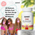 Gummies D3, B1, B2, B6 B12 60 Count MEWD Teen and Kids Hair, Skin & Nails Support Multivitamin - Biotin Strength
