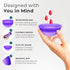 Set 2 (2 Reusable Menstrual Disc - of Soft Period Discs for Women - Flexible, Leak-Proof, Medical-Grade Silicone