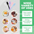 100 Pack 2.5 Inch Cosmetic Spatulas, Small Plastic Spatula for Cosmetics, Creams, & Crafts