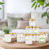 Set 24 Pack,White, Set Scented Candle Candle for Home Scented, Odor Eliminating, Stress Relief, Long Lasting Soy Wax