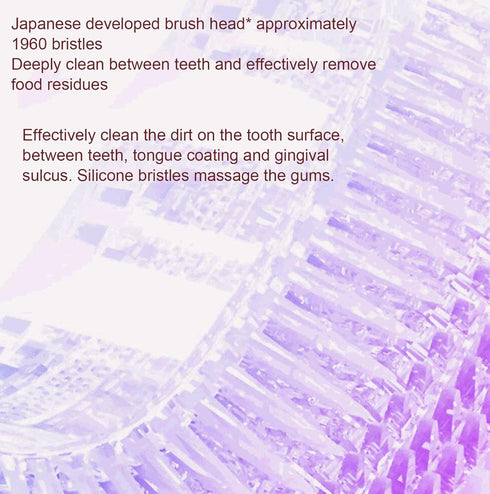 VIDECOR U Shaped Electric Toothbrush, Silicone Brush Head Toothbrush for Teeth Whitening Cleaning, Oral Care Toothbrush