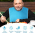 Yuanchu Adult Bibs for Elderly Women Men, Waterproof Oil-Proo Bibs with Chip Collector Wipe-Clean Flexible Plastic