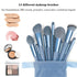Koccido 22 Pcs Makeup Brushes Kit, Foundation Brush, Eyeshadow Brush Set (Blue, 22 Piece Set Large)