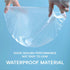 YIZIJIZI 30PCS Large Thick Clear Waterproof Disposable Shower Caps for Women, 20.5" Size, Home, Spa, Travel