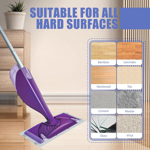 40 Pack Disposable Mop Pad Refills for Swiffer WetJet, Multi-Surface Wet Jet Pad Refills for Floor Cleaning