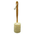 Natural Exfoliating Loofah Luffa Back Sponge Scrubber Brush with Long Wooden Handle, Body Shower Bath Spa, Pack of 1