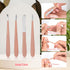 Manicure Set, 12 in 1 Stainless Steel Nail Care Kit, Professional Ingrown Toenail Clipper Grooming Tool (Rose Gold)
