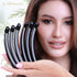 RC ROCHE ORNAMENT 6 Pcs Banana Hair Clip - Thin Hair Fine Ponytail Maker, No Slip Small Hair Claw Clips (Medium Black)