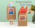 RACETOP 50Pcs Brown Gift Bags with Handles, 8x4.5x10.8 Inch Kraft Paper Bags, Bulk Gift Bags for Craft and Retail