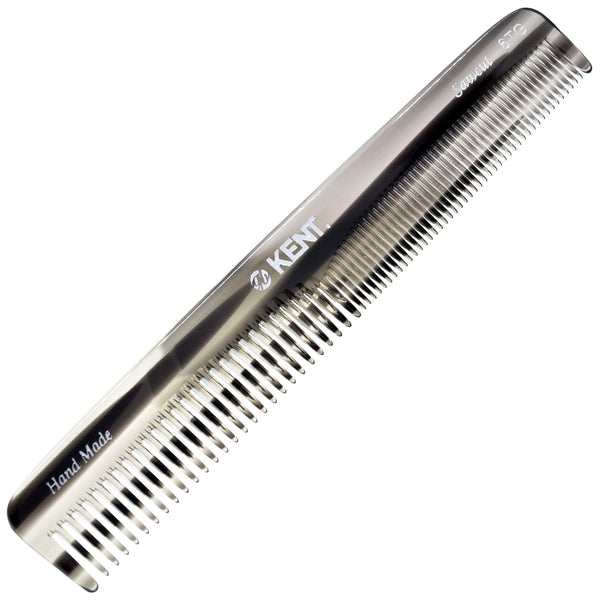 Kent 6T G Fine and Wide Tooth Hair Comb, Handmade Styling Comb for Hair Care, Grooming for Men, Women, Kids