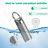 Opret Waterproof Titanium Pill Container with Keychain & Necklace - Mini Pill Holder for Travel