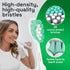 Brushmo Plaque Control Replacement Toothbrush Heads, 8 Standard Soft Dupont Bristles, Compatible with Philips