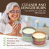 Sage & Palo Soy Wax Smudge Candles for Home Energy Cleansing, Aromatherapy, Meditation & Manifestation Gifts