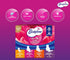 Pack, Pack, (60 Count) Bodyform Luxe Feminine Care Value Combo Variety Cushion-Soft & Ultra-Absorbent, Daily Freshness