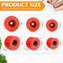 6 Pieces Copper Pipe Cleaners Include 12 Inch, 34 Inch, 1 Inch Handy Sized Plumber, Tube Cleaning Brush for Copper, Red Different Size Copper Pipe Cleaner (3 Size)