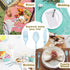 150 Pack Blue Plastic Silverware Set, Includes 50 Blue Forks, 50 Knives, 50 Spoons for Birthday, Baby Shower, Picnic