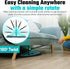 Magic Broom Squeegee, Rotatable Extendable Pet Hair Remover for All-Surfaces with 50" Handle