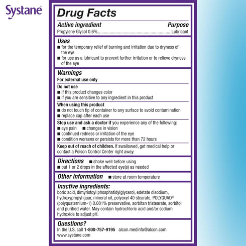 Pack, 10-mL Systane Balance Lubricant Eye Drops, Twin Each