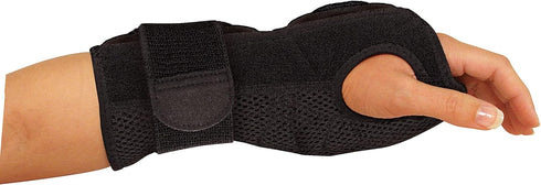 MUELLER Sports Medicine Adjustable Night Support Wrist Brace, Black, One Size Fits Most