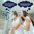 MIRRORVANA Fogless Shower Mirror for Shaving, Upgraded Suction, Anti Fog, 360° Swivel, 6.3" x 6.3" (Blue)