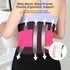 T TIMTAKBO 2.0 Lower Back Brace for Pain Relief, Herniated Disc Support Belt for Women (Red, L/XL Fits 32"-39")