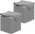 Microfiber Cleaning Cloth - Cleaning Rag for Kitchen and Cars (24, Gray)