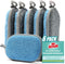 Mr. Scrub Kitchen Dish Sponge, 6-Pack Non Scratch All-Purpose Cleaning Sponges for Dishes and Cookware