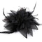 Sibba Flower Hair Clips, Black Pin Barrettes Rose Hair Dress Accessories for Women Girls Travel Wedding Prom