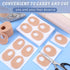 WILLBOND 48 Pack Callus Pads, Soft 1/4" Thick Oval Shape Corn Pads for Feet Pain Relief, Nude