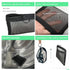 Patu Mini Zipper Mesh Bags, Black, 4" x 5", Size S / A7, 5 Pieces, Makeup Cosmetic Organizer