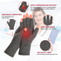 2 Pairs Arthritis Compression Gloves for Women & Men, Carpal Tunnel Pain Relief, Fingerless for Typing