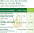 AloeCure Organic Aloe Vera Capsules, 130,000mg Inner Aloe Leaf Equivalent, 30 Capsules for Gut Health