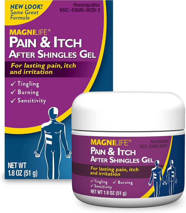 MagniLife Pain and Itch Relief Gel, Naturally Relieve Tingling, 1.8oz with Jasmine and Mezereon