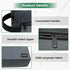 Travel Toiletry Bag - Small Toiletry Bag for Men, Skincare Bag for Toiletries Accessories Gifts - Grey