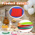 Medanera 400 Set 7 Inch 9 Inch 10 Pcs Colorful Paper Plates Tableware Includes and Rainbow Disposable Paper Plate