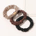 Silk Hair Ties Satin Scrunchies - Mini Scrunchy for Women Thick Hair Accessories Soft No Slip Ponytail Holder