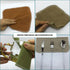 Reusable Paper Towel Rolls 20 Pack, Washable Napkin Cloth Value Set of 4 Colors, 100% Cotton, Super Soft