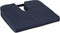 DMI Sloping Back Foam Seat Cushion - Coccyx Pain Relief, Navy, 16 x 18 x 2 – 4 Inches, With Cover