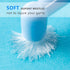 LOVEWEE End-Tuft Tapered Trim Toothbrush, 6 PCS Tufted Interspace Brush for Orthodontic Braces Cleaning