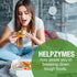 NaturalSlim Digestive Enzymes for Women & Men - Helpzymes Essential Enzymes for Digestion, 100 Capsules
