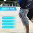 Knee Support Sleeves for Running, Gym, Sports & Hiking Lightweight Shock-Absorption Protection for Men & Women