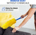US Duster Company Static Duster – 23-inch Electrostatic Duster with Long Flexible Handle for Home Cleaning