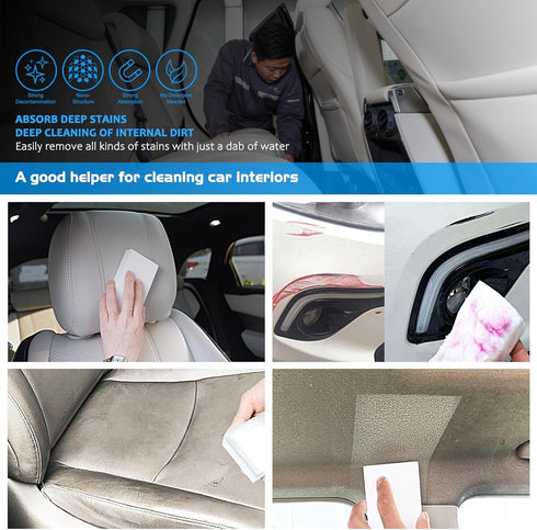 100 Pack Magic Sponge Eraser, Premium Reusable Melamine Sponge for Kitchen, Bathroom, Household Cleaning
